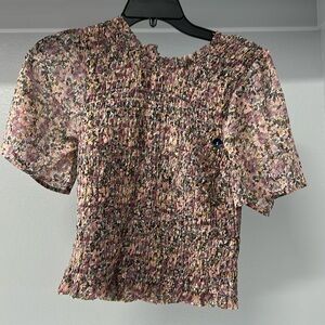 Brand new smocked Abercrombie shirt